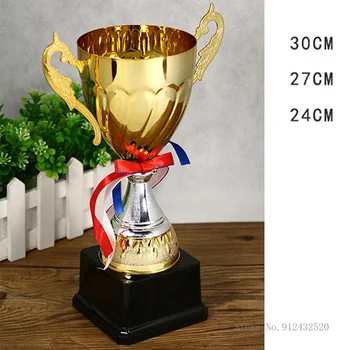 Testreszabható Trofeo Champions Trophy Verseny Üzleti Fém Coverless Trófeák Díjat Labdarúgó Kupák Érmet Emlék Kupa