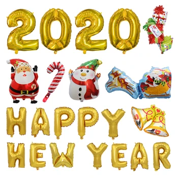 Boldog Új Évet 2020 noel Lufi Noel Boldog Karácsonyt Léggömb Karácsonyi Dekoráció az Otthoni Karácsonyi Dekoráció Navidad 2019 Natal