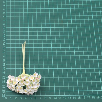 1bunch\8db Mini Papír Rózsa Hamis Virág Csokor, Esküvői Dekoráció Mesterséges Virág DIY Scrapbooking Koszorút, Koszorút, Virágot 5
