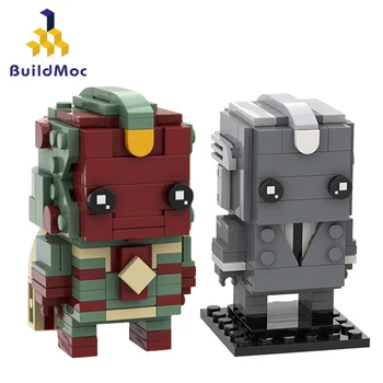 Buildmoc Film Bánja, Gem Super heroes Adatok Látomások Brickheadz Babák építőkövei Játékok Ajándék MOC-79725
