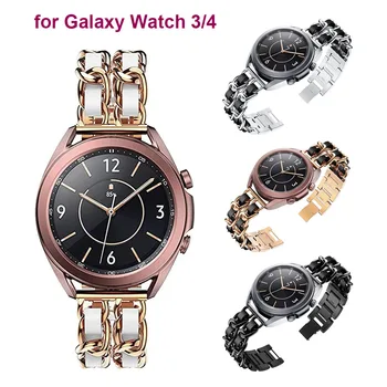 Fém Lánc Watchband Galaxy Óra Aktív 2/ Galaxy Óra 3 4 42mm 46mm Luxus Pánt Samsung Felszerelés S2/S3 Klasszikus Zenekar 0