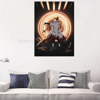 Namikaze Minato Aestheitc Lakberendezés Vászon Festmény, Fali Kép Nappali Dekoráció Művészet, Poszterek, Nyomatok