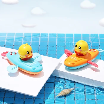 A Gyermekek Fürdő Víz Játék Játékok Hajó Úszik Az Úszó Rajzfilm Kacsa Csecsemő Fürdőszoba Strand Ajándékok, Fürdő Játék Kisgyermek Játékok, Baba Kád 4