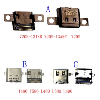 10db USB Töltő Dokkoló Plug Töltő Port Csatlakozó Lenovo t480-as T580 L480 L580 L490 720S-13IKB 720S-13ARR 720S C Típusú Jack