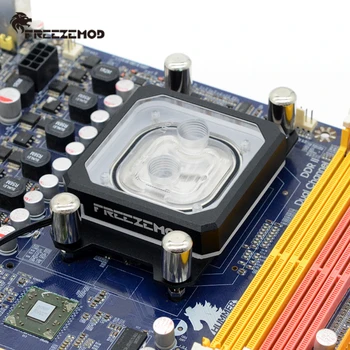 FREEZEMOD AMD-PK5E CPU Víz Blokk Az AMD AM2 AM3 AM4 3pin 5V-os Réz alaplap Számítógép Hűtő MOD Víz Coolling AURA FORDÍTOTTA: