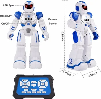 RC Távirányító Robot Okos Cselekvés Járni, Táncolni Gesztus Érzékelő Játékok Ajándék gyerekeknek 2