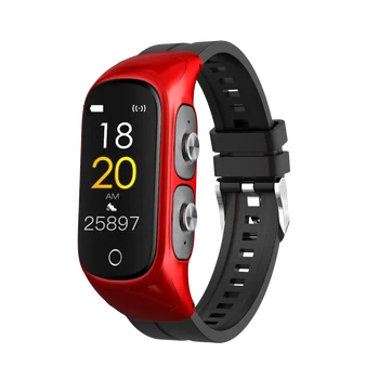N8 Wireless2in1 Fülhallgató Smart Óra Bluetooth Hívás pulzusszám, Vérnyomás Aludni Monitor Nők Férfiak Sport Karkötő PK G36 M1M7