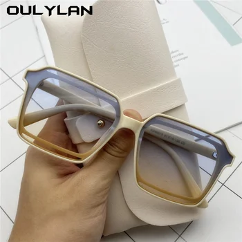 Oulylan Vintage Gradiens Napszemüveg Női Márka Tervezője Üreges Négyzet napszemüvegek Férfi Vezetési Szemüveg koreai stílus
