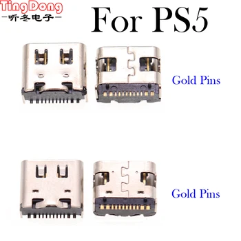 20DB Sony Playstation PS5 Kontroller C Típusú USB Töltő Aljzat Port