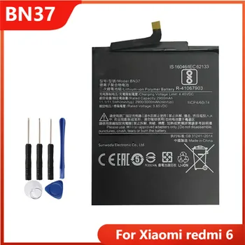 Telefon Akkumulátor BN37 A Xiaomi redmi 6 Redmi6 Redrice 6 Csere Újratölthető Akkumulátor 3000mAh, Ingyenes Eszközök
