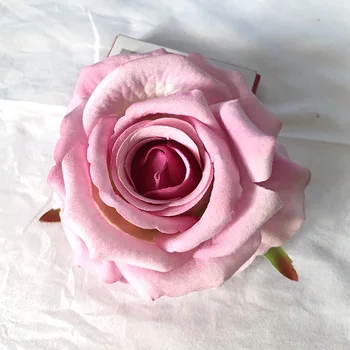 10db 10cm Többszínű Flanel Rózsa Virág Fejét Diy művirágok Fal Garland Anyagok, Esküvő Dekoráció, Csokor Rózsa Fejét 5