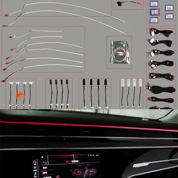 Légkör Fény Audi A8 2018+ MMI ellenőrzés Belső LED környezeti fény ajtó Footwell fény eredeti