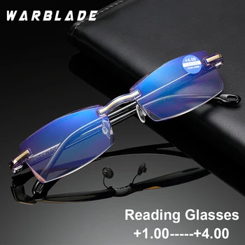 WBL Olvasó Szemüveg Férfiak, Nők, Keret nélküli Ultra-Könnyű Mágneses Presbyopic Szemüveget A Férfi Nő +1.0+1.5+2.0+2.5+3.0+3.5+4.0