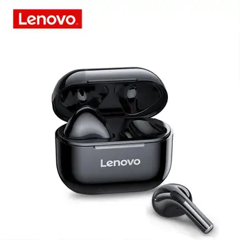 Lenovo LP40 Tws Igaz Vezeték nélküli Bluetooth Fülhallgató 5.0 zajcsökkentés Bass Érintse meg Hosszan a Készenléti Fülhallgató Fülhallgató, Mikrofon