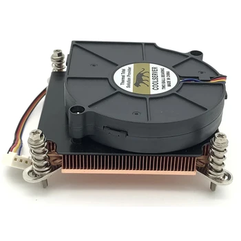 COOLSERVER 1U3CC szerver CPU hűtő ventilátor réz hűtő munkaállomás hűtés alkalmas Intel LGA2011 LAG115X