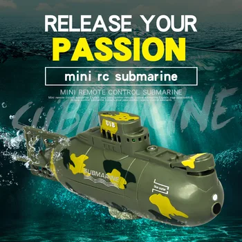 RC tengeralattjáró 6-csatornás nukleáris tengeralattjáró MINI távirányító hajó gyermekek Játék Modell medence játék víz alatti drón modell
