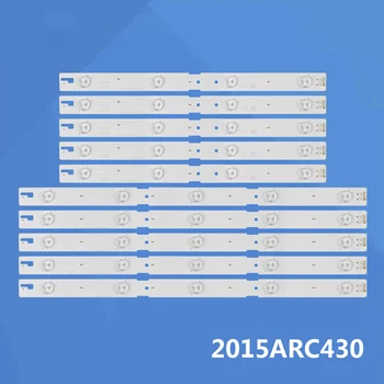 Új 10DB LED Háttérvilágítás Szalag SAM SUNG ZLE60600-AB 43GFB6627 2015ARC430_3228_R04 L05_REV1.0_150716 LM41-00174A LM41-00173A