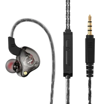 Sport fülhorgot vezetékes fejhallgató FGR1 3,5 mm-es bass Sztereó Oxigén mentes réz mag zenét fülhallgató mikrofonnal a telefonok, MP3 0