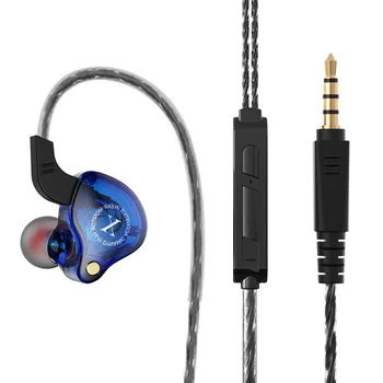 Sport fülhorgot vezetékes fejhallgató FGR1 3,5 mm-es bass Sztereó Oxigén mentes réz mag zenét fülhallgató mikrofonnal a telefonok, MP3 5