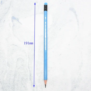 12 db / doboz szint lágy fa ceruza magas színvonalú környezetvédelmi HB ceruza, radír, tanulás, papíráru 5