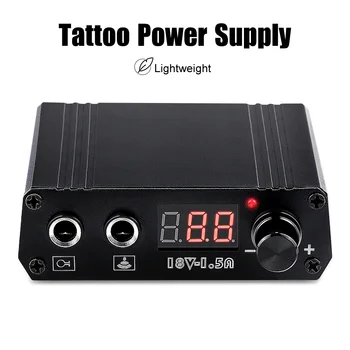 Tér Tetoválás Tápegység Professzionális Digitális LCD Kijelző Dual Tetoválás Power Rotary Tetováló Gép Fegyvert Tetoválás Tápegység