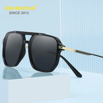 BLMUSA Új Férfi Polarizált Napszemüveg Autó Vezetési napszemüvegek Divat Tér Dekoratív Szemüveg Egyszerű Napszemüveg Férfi UV400