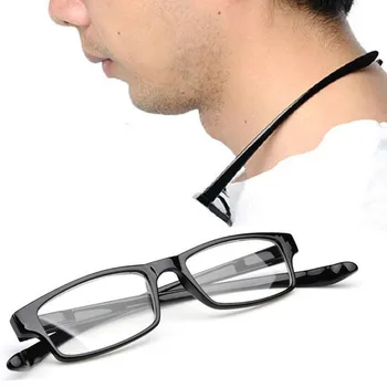 Nyakán Lóg Olvasó Szemüveg Férfiak Nők Nagyító Anti-fáradtság Presbyopic Szemüveg Ultrakönnyű Eyeweaer Dioptria +100 +400 0