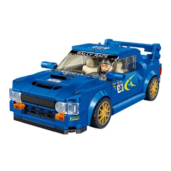 Sebesség Bajnokok Subaru WRX MOC Racing Sport Jármű Autó Szuperautó építőelem Készlet Tégla Klasszikus Modell, Gyerek Játékok, Ajándék