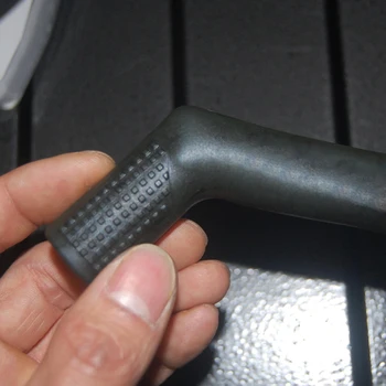 1db Fekete Shift Rod Gumi védőtasak A Autobike váltókart Fedezze Tartós Autó Auto Belső Kiegészítők, Univerzális 0