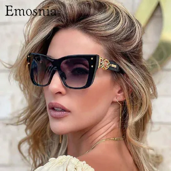 2022 Új Macska Szemét Napszemüveg Nők Férfiak Retro Luxus márkák, Divat Árnyalatok napszemüvegek UV400 Vintage Hölgy Gradiens Bevásárló Szemüveg