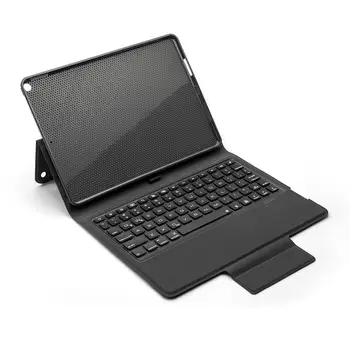 Forró Eladó Tablet Billentyűzet Multi-function 78 Kulcs Bluetooth Bőr tok Billentyűzet Háttérvilágítás Flip Cover Billentyűzet iPad 2019 2