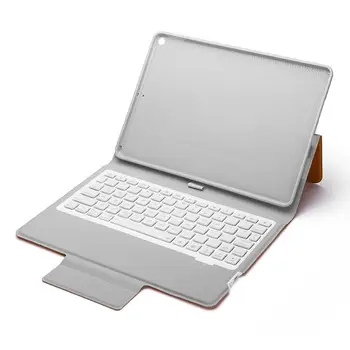 Forró Eladó Tablet Billentyűzet Multi-function 78 Kulcs Bluetooth Bőr tok Billentyűzet Háttérvilágítás Flip Cover Billentyűzet iPad 2019 3