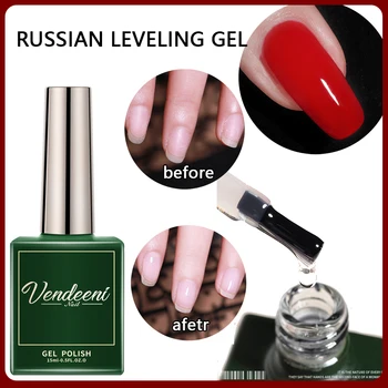 Vendeeni 15ml orosz Egyéni Szintező Megerősítés Gél Base Coat Soak Off Gel Nails Javítás Érdekel, Tartós Gél Köröm Lakk