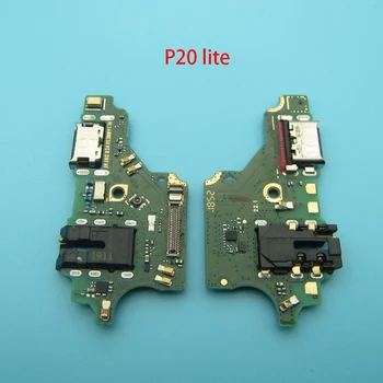 100% Eredeti, USB Csatlakozó Töltő Töltő Port A Huawei P20 P30 P40 Lite Dock Felelős Testület Flex Kábel 0
