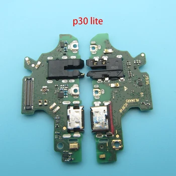 100% Eredeti, USB Csatlakozó Töltő Töltő Port A Huawei P20 P30 P40 Lite Dock Felelős Testület Flex Kábel 1