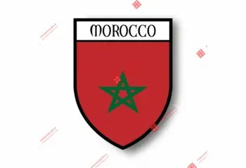 személyiség Matrica, matrica szuvenír vinil autó pajzs város zászló világ címer marokkó autó matrica Dekoráció laptop