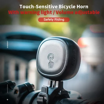 Kerékpár, Robogó, Érintés-Érzékeny Elektromos Gyűrű Bell Waterful Kényelmes Biztonsági Figyelmeztetés MTB Országúti Kerékpár Hangos Kürt