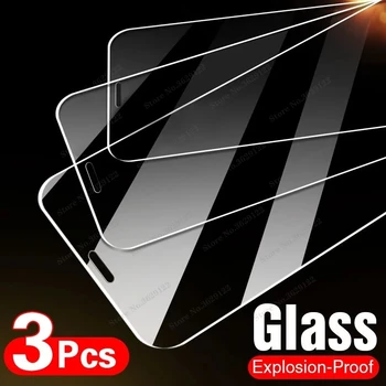 3Pcs Karcolás Bizonyíték, Edzett Üveg iPhone 12 Pro Max képernyővédő fólia iPhone 12 Pro Max 12 Mini 12 Pro Védő Üveg