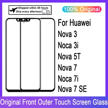 LCD Kijelző érintőképernyő Első Üveg, A Huawei Nova 3 3i 5T 7 Nova 7i Nova 7 SE Nova 7 Pro érintőképernyő Üveg Csere, Javítás