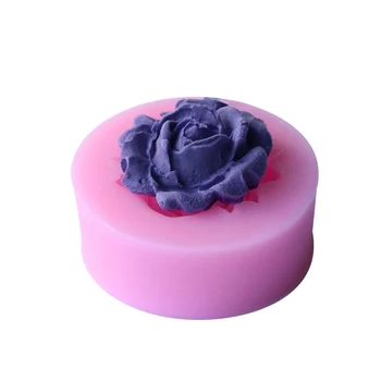 Sugarcraft Mini Rózsa Virág szilikon torta penész fondant penész tortát díszítő eszközök csokoládé gumpaste penész gumi penész