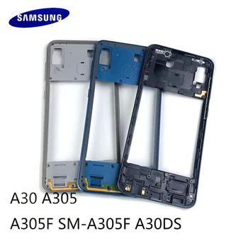 Samsung Galaxy a30-as A305 A305F SM-A305F Ház Középső keret Esetében Oldalsó Gombok Fedél Csere, Javítás, Alkatrészek