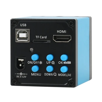 SONY Érzékelő HD 1080P HDMI USB Labor Digitális Ipari Videó Mikroszkóp C-mount Kamera TF Videó Felvevő Telefon PCB Forrasztás