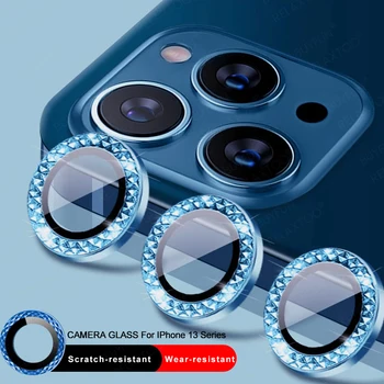 Fundas coque közelében iPhone 13 Pro Max Esetben Gyémánt Kamera Lencséjét Védő A iPhone13 azt Telefon 13Pro Sétány Mini Edzett Üveg Sapka