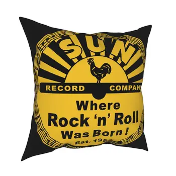 T Sonne Lemezt, Ahol Rocknroll Született Memphis, Tennessee Rock Laza Egyszínű Férfi Férfi Parasztház Párna Burkolata