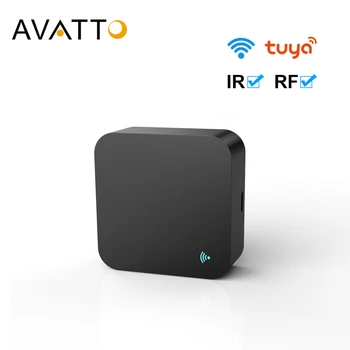 AVATTO Tuya Egyetemes WiFi RF+IR Távirányító DIY RF433/RF315 Készülékek,Intelligens Infravörös Távirányító Működik az AC/TV/DVD