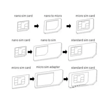 4 az 1-ben Átalakítani Nano SIM-Kártya Micro Szabvány, Adapter iphone, samsung 4G LTE USB-s Vezeték nélküli Router W3JB
