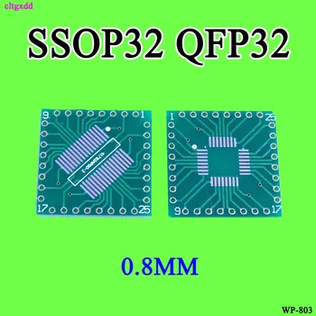 cltgxdd 5DB QFP32 TQFP32 LQFP32 FQFP32 SOP32 SSOP32 DIP Adapter PCB-Testület Átalakító SOP32 viszont DIP adapter lemez
