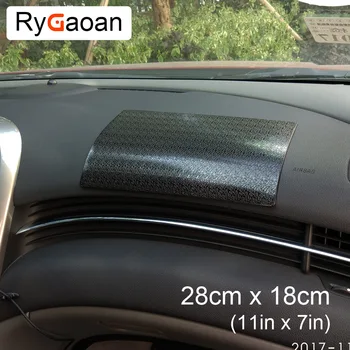 RyGaoan 28cmx18cm Super Sticky Egyetemes Nagy Méretű Autó Műszerfal Mágikus csúszásgátló Szőnyeg Nem csúszik Ragadós Pad Dísz Monitor 0