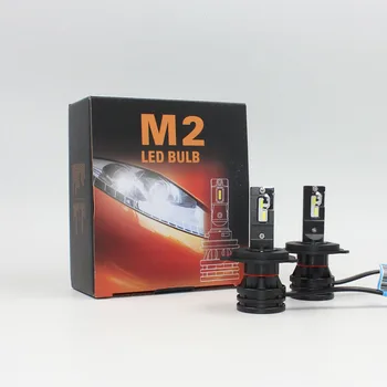 M2 H7 LED izzó H7 H8 H9 9005 9006 H11 fényszóró készlet Ködlámpa H7 Autó Fényszóró Izzó