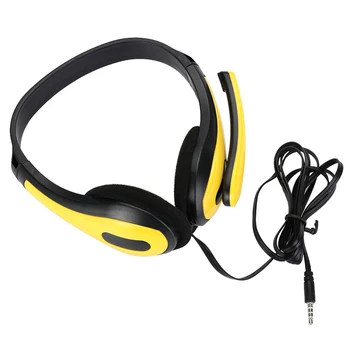 Vezetékes Fejhallgató Sztereó Zenét Fülhallgató Mikrofonnal Gaming Headset Bass Head Szerelt Játék Füldugó PC Számítógép MP3-Lejátszó 5